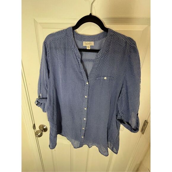 Dressbarn women’s bundle lot 2X sweater and blouse - Picture 4 of 13